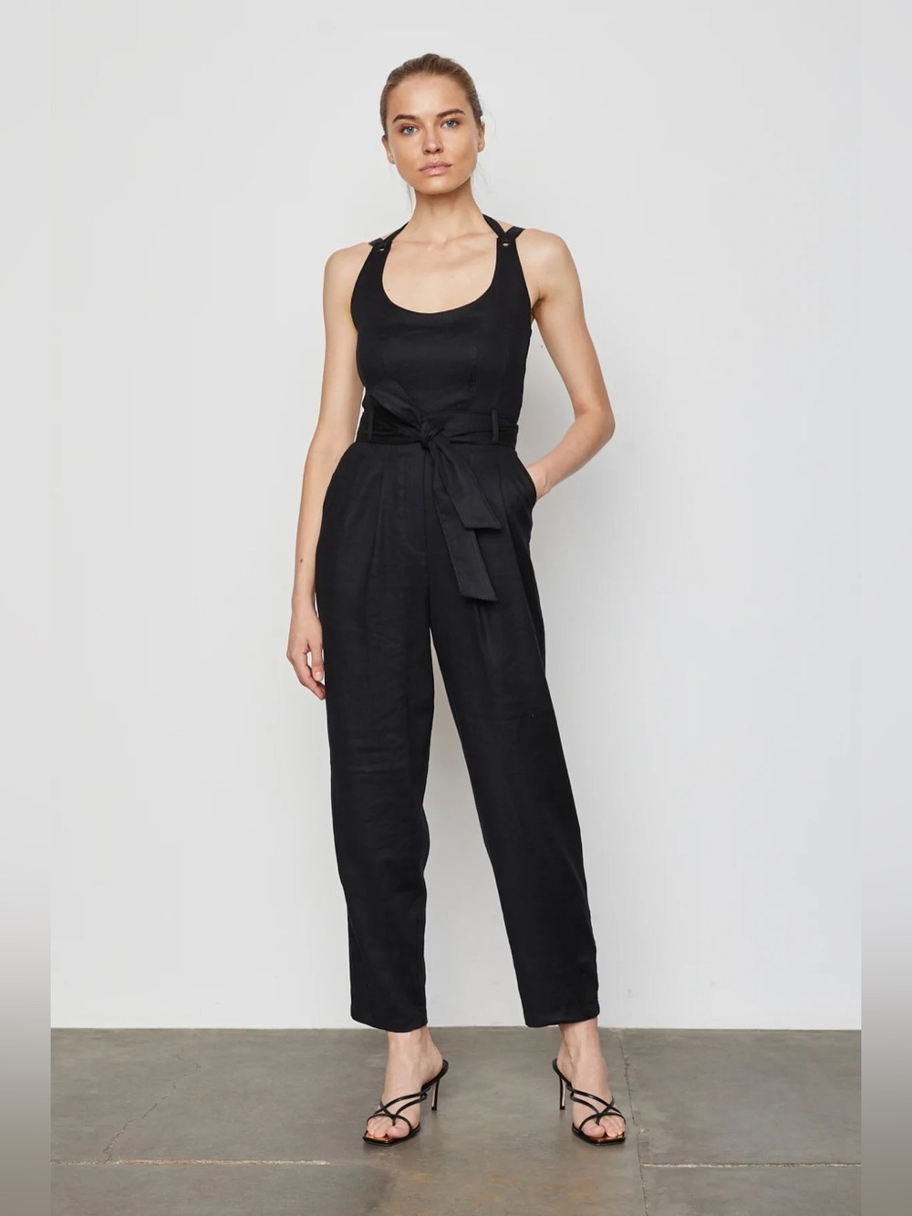 Bailey 44 Henley jumpsuit in black size L